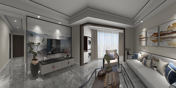 荘旸-阳光高地93张哥-现代风格-装修设计方案