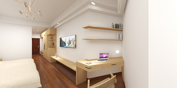 王诗娴-中铁世纪金桥公寓户型B方案二-副本-装修设计方案