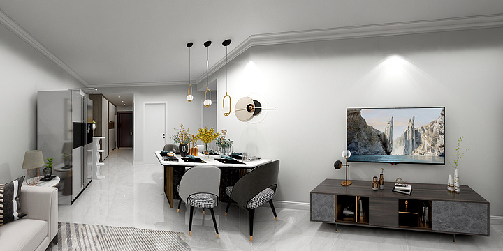 大头喵Design-仙河苑609-1102-装修设计方案