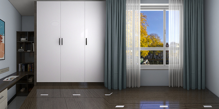 皓元装饰18690238320-127书房-装修设计方案