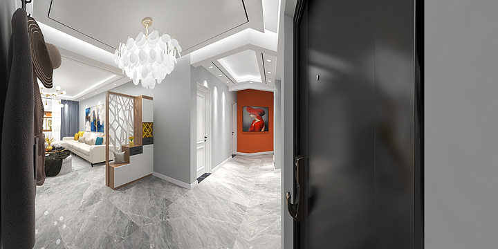 设计师郑乾威-20A-1538J通运嘉园效果图-装修设计方案