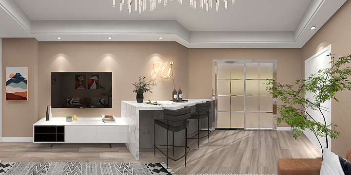 江文洁-日式效果图-装修设计方案