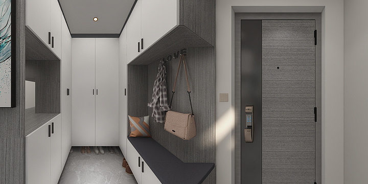 空间设计-施工-阅江府8栋3202房刘总雅居-装修设计方案