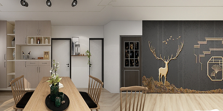 莫尋-瑞和园89.50㎡B户型3室2厅1卫-装修设计方案