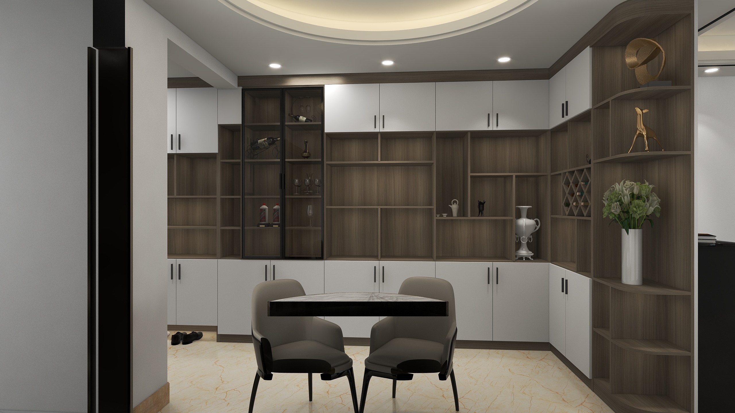 黄升华-桂平碧桂园144.00㎡四房两厅两卫-装修设计方案