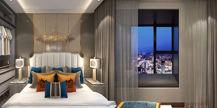 邱喆-壹米家设计 II  中国铁建国际城6-02-装修设计方案