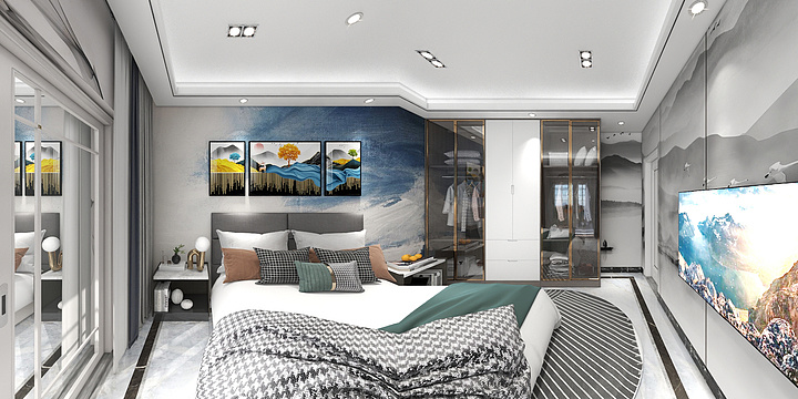 劉壹墨-2层别墅户型-装修设计方案