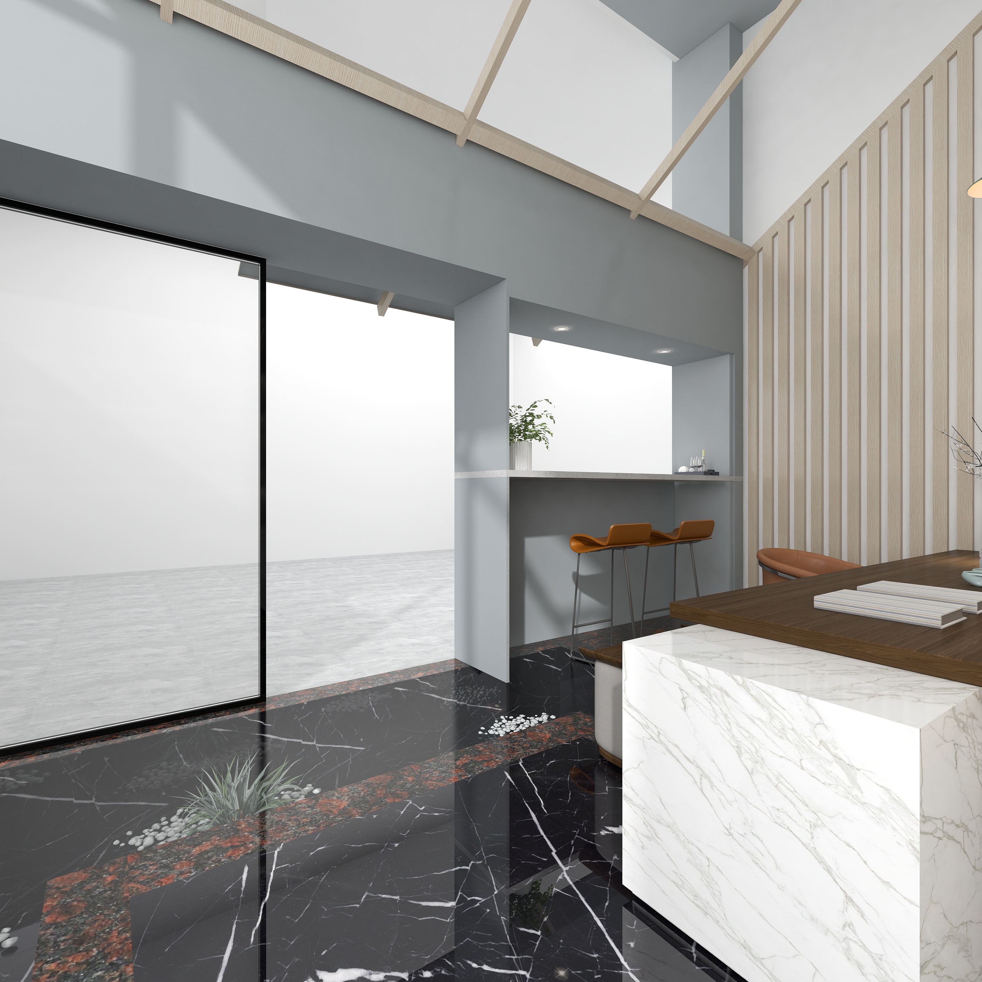 Humenleung-一方天地-刻章店-一稿-装修设计方案