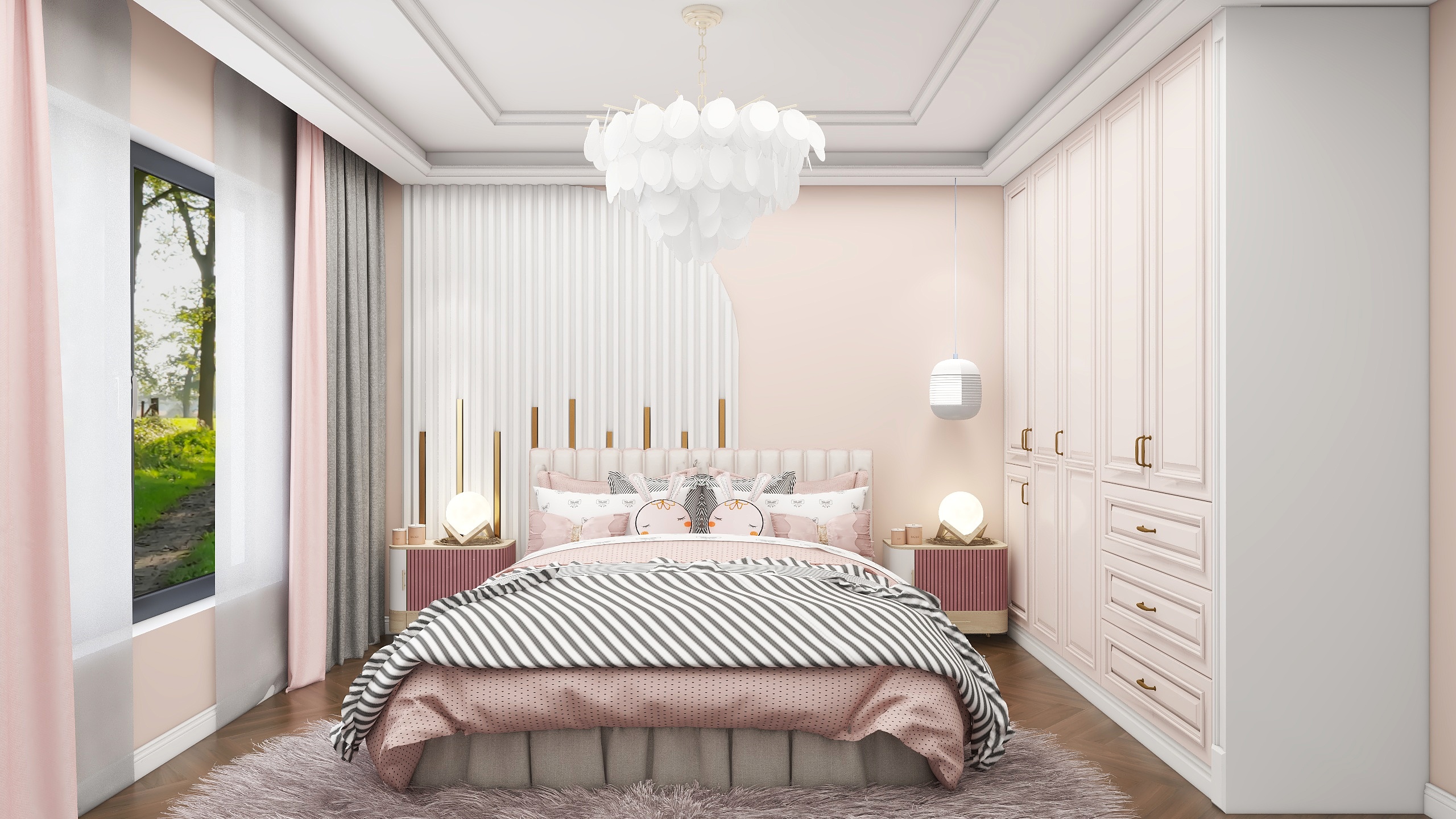 背影fdCH-西城小院三楼装修效果图