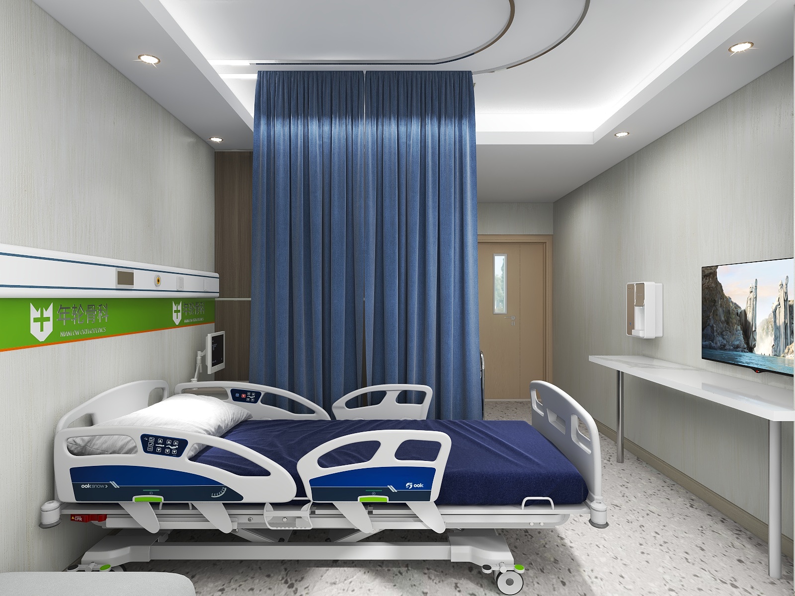 设计师熊熊-长沙年轮骨科医院-装修设计方案