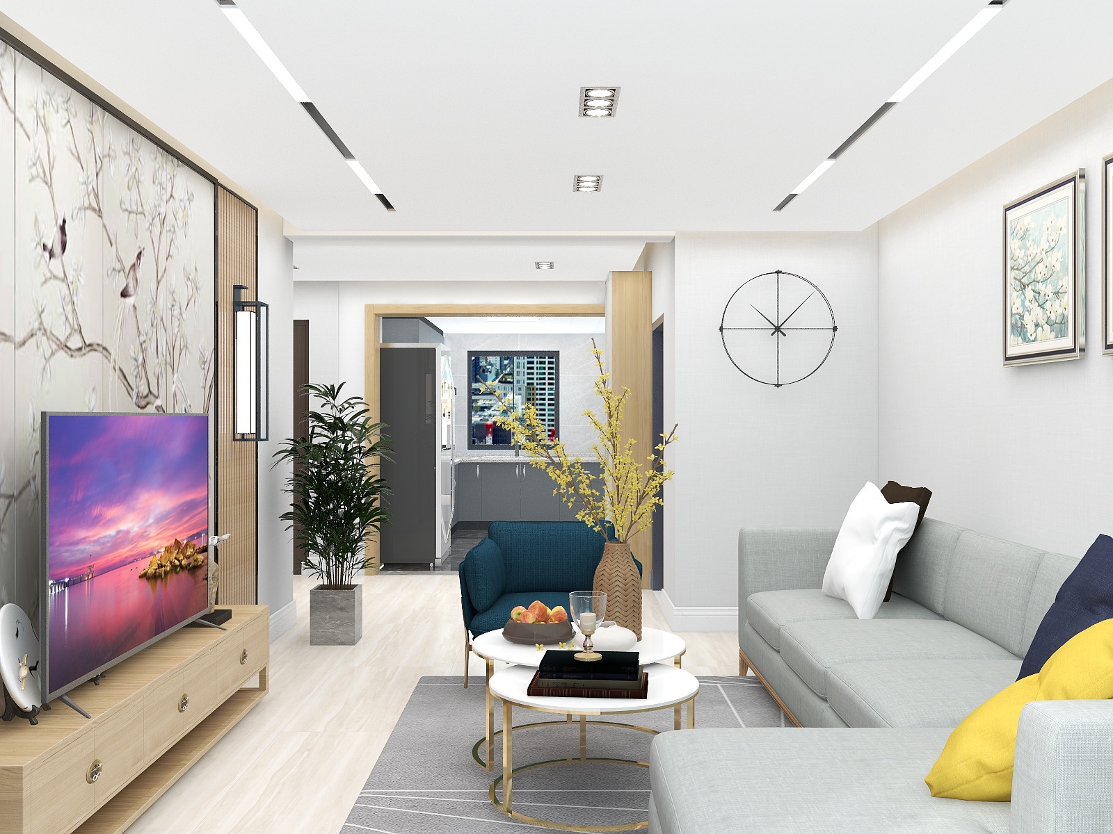 小白马工作室-怡和家园11号楼一单元四楼西户-装修设计方案