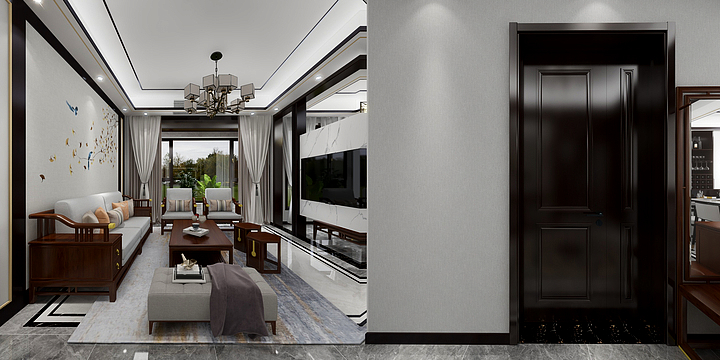 高碑店-平安-香溪美园22号楼-6.4-装修设计方案