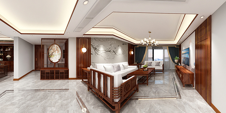 李宏伟-领誉城14号楼——四居室-装修设计方案