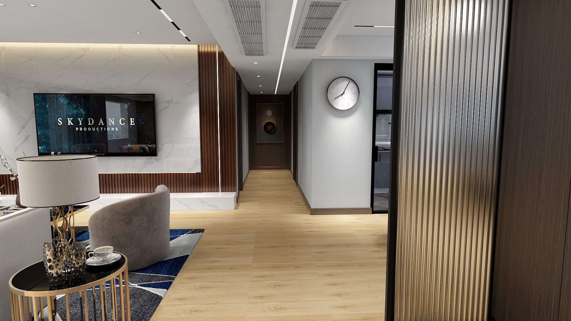 李宏伟-天润公馆21号楼四居室——轻奢-装修设计方案