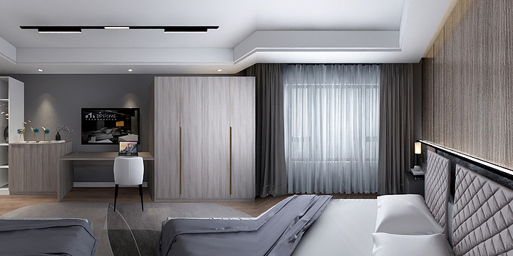 全屋定制托尼刘-民宿标间-装修设计方案