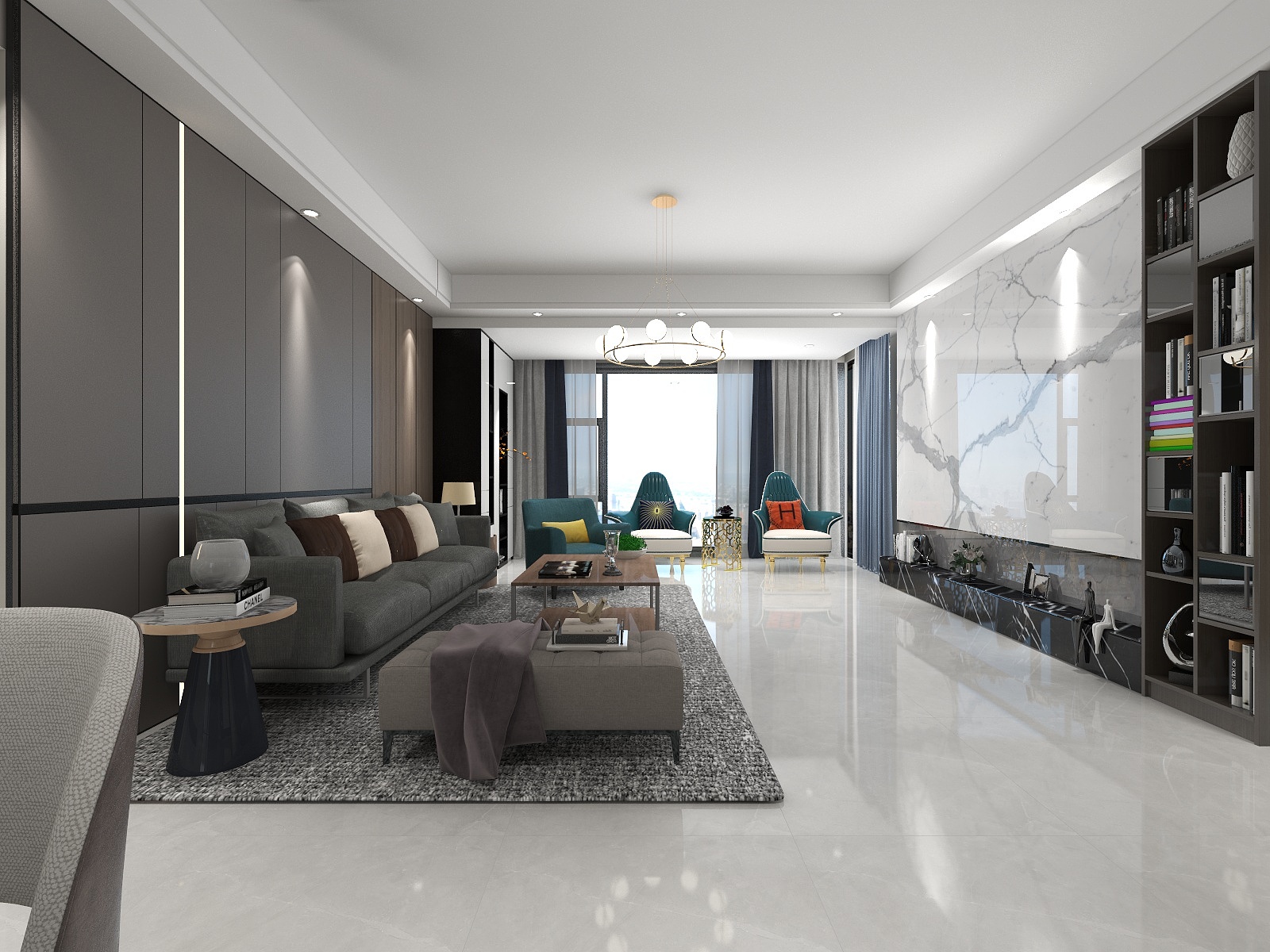 大良海悦新城名匠装饰-新块-装修设计方案