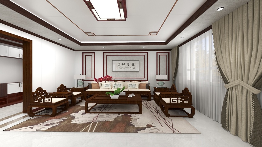 陈永胜153****4832-中式风格别墅装修效果图