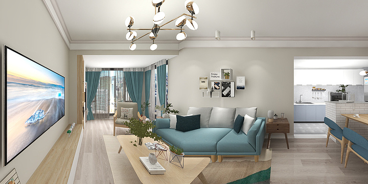 室内设计老黄-朗月里II期崔先生-装修设计方案