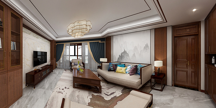 全景图I-新中全屋保利香槟国际-装修设计方案