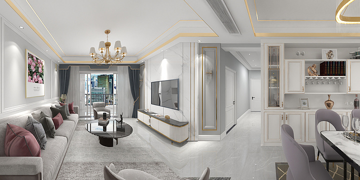 全案设计彭维-维壹装饰伴山豪庭1-15-5-装修设计方案