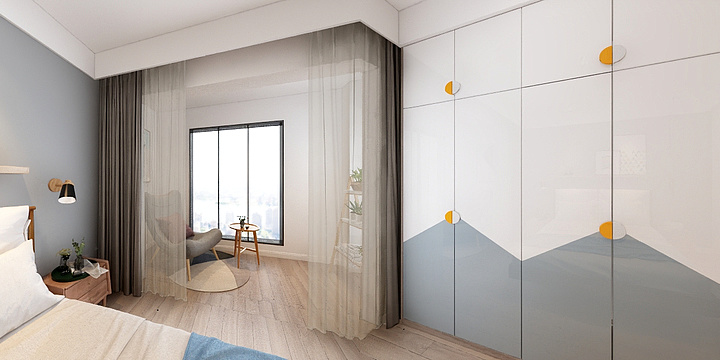 小熊吃饭饭-卧室翻新-装修设计方案