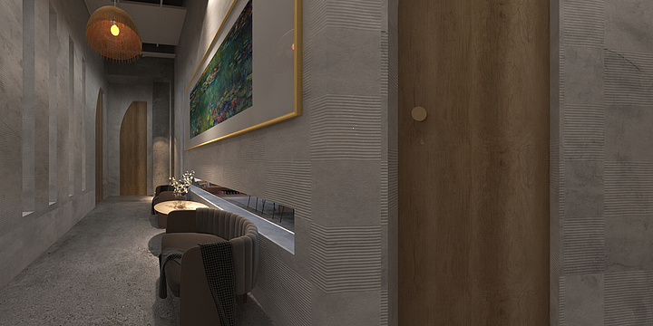 MS.彭-金阳街培训室-L-装修设计方案