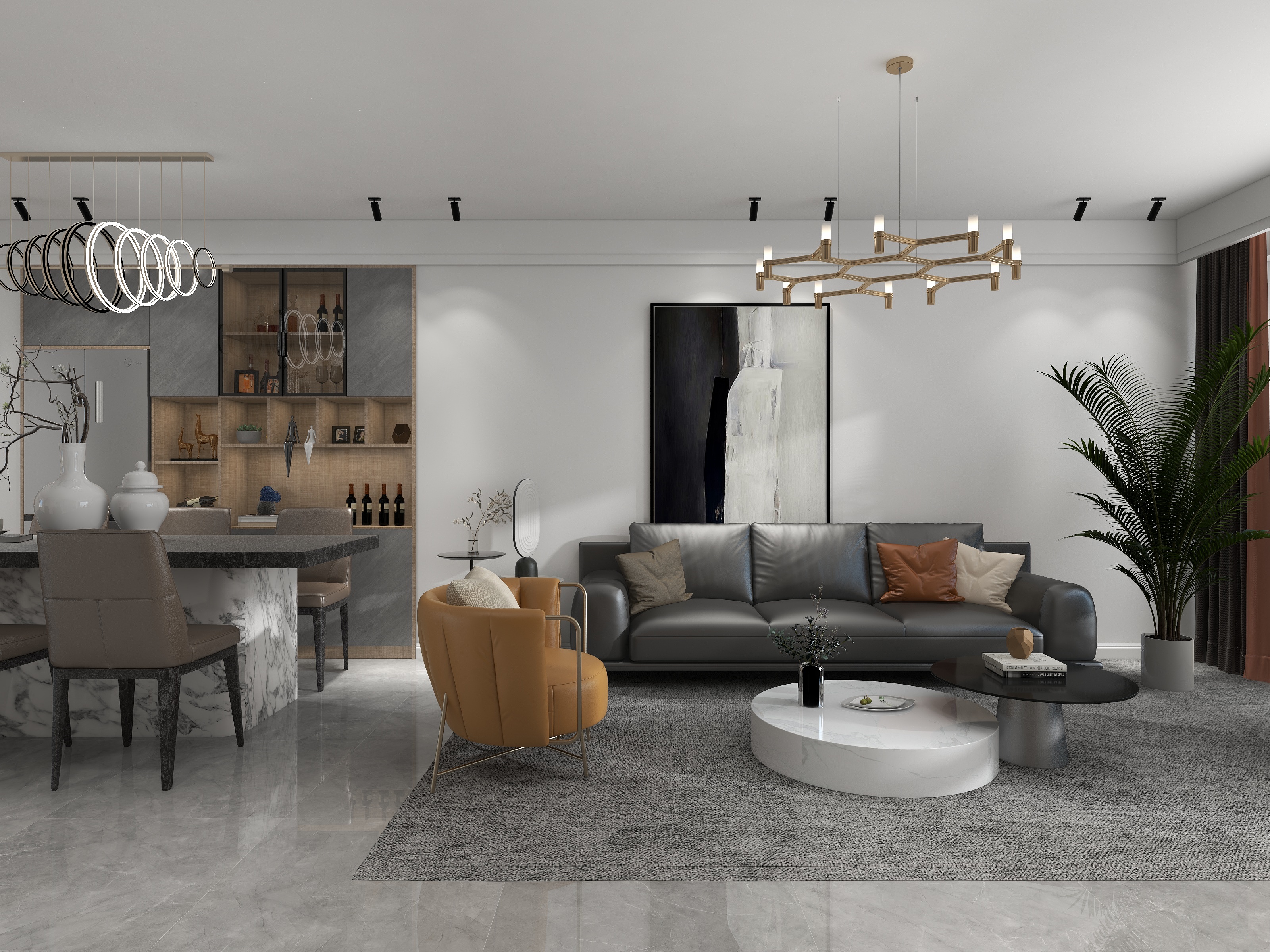 cxp花开相惜-欧尚2号楼2单元设计装修效果图