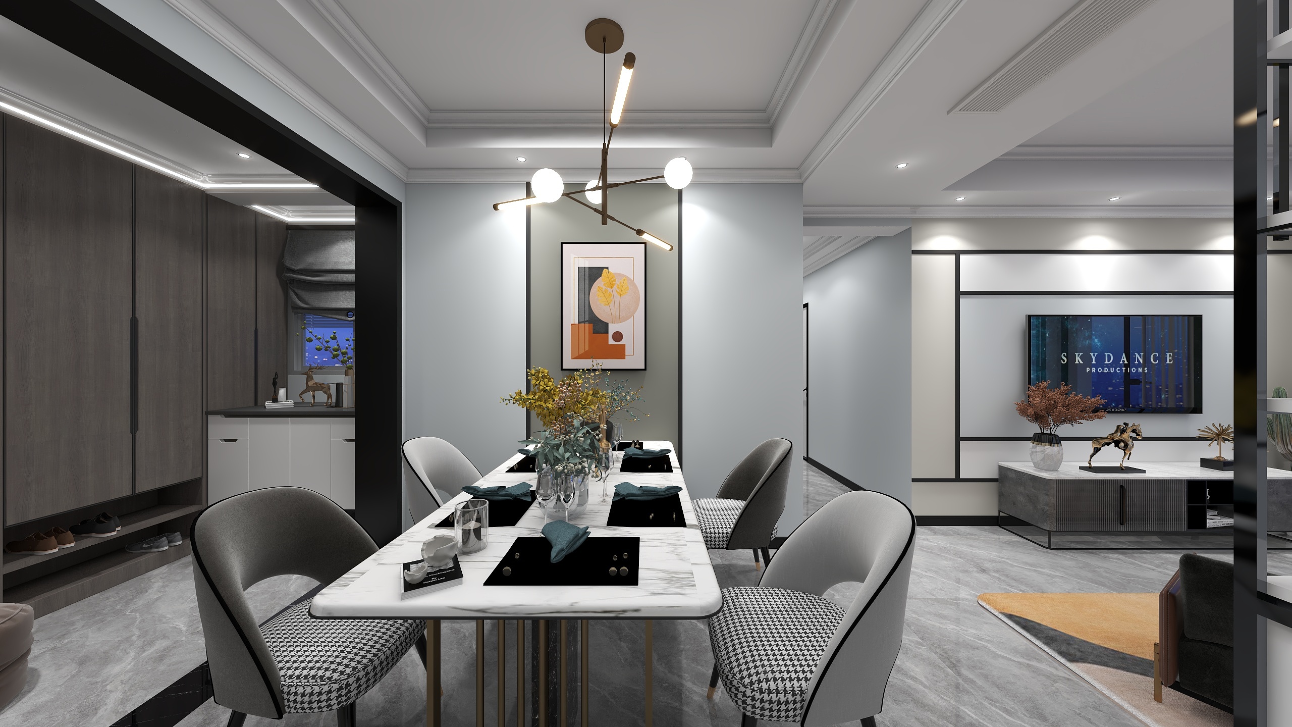 设计师李銀-芸峰兰亭-装修设计方案