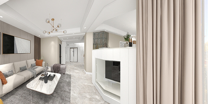 拾号空间设计-五里汉城-装修设计方案