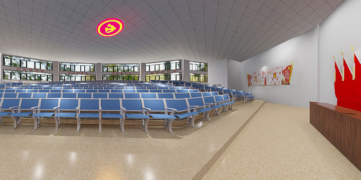 宁静狂潮-党建室-装修设计方案