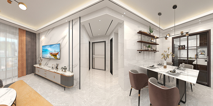 刘子炜-金色云庭易先生雅居-装修设计方案