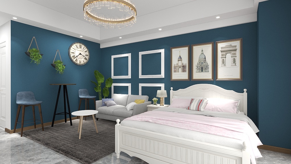 朱有糖RdCA-知识城晓居北欧蓝-装修设计方案