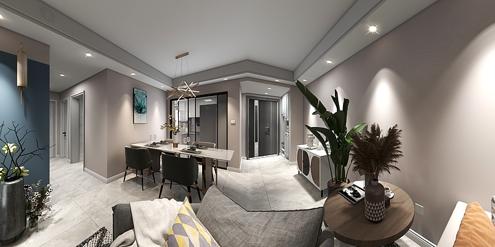 颜鹏利设计工作室-A美泉悦府3-1204-装修设计方案