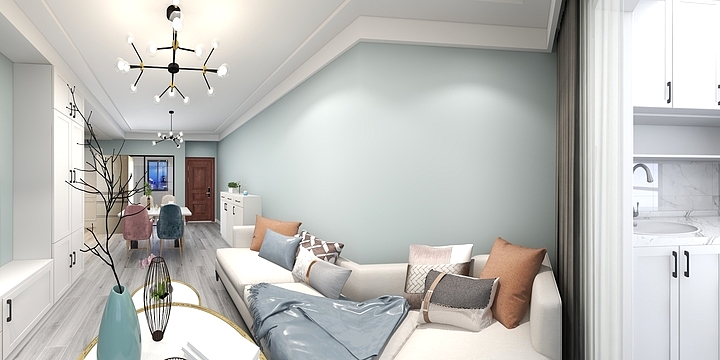 装修小谢-秋和苑效果图-装修设计方案