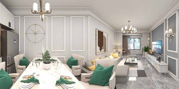 柠檬one-荣盛城-装修设计方案