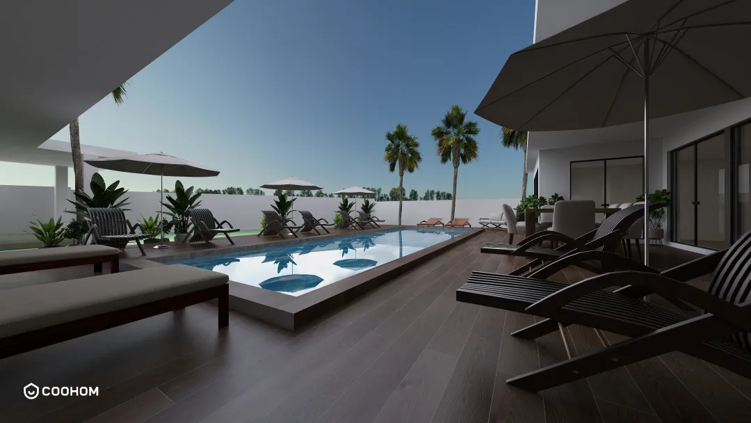 Art & Design的装修设计方案:Exterior Pool Render