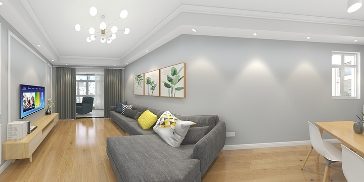 历历在目晃悠哥-85平简约混搭-装修设计方案