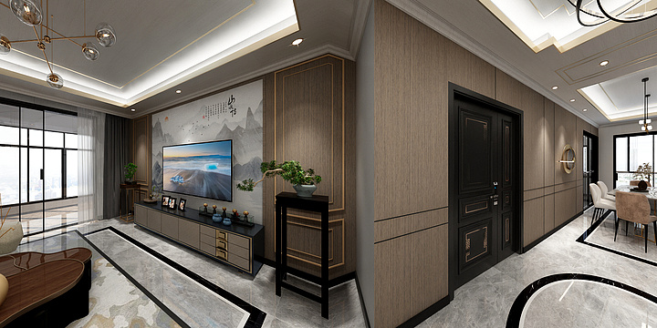 室内设计陈新伟-样板间19(OA-014)-装修设计方案