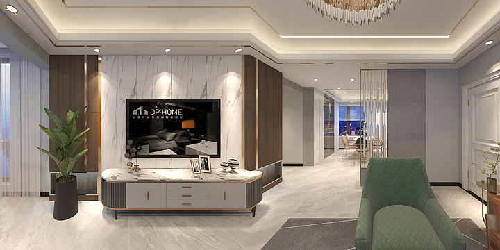 设计师李玉华-恒信荣廷3-201-装修设计方案