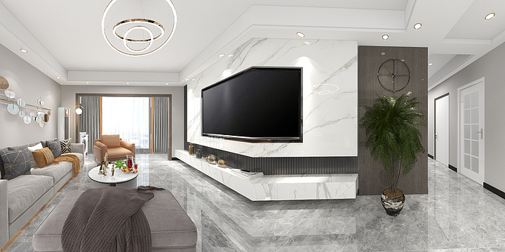 设计师莫小燕-鑫城佳苑现代轻奢-装修设计方案