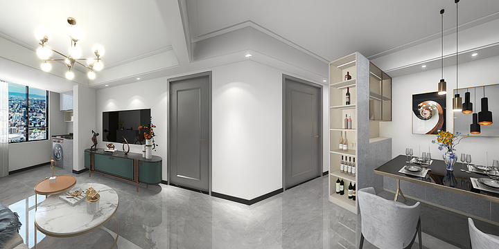 自然玄清-北极玄光施工图1-装修设计方案