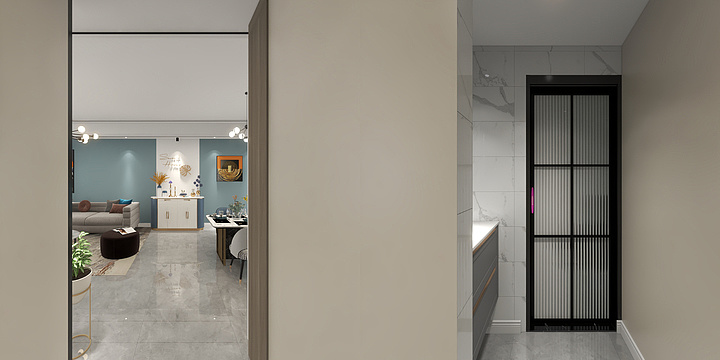 田鑫鑫-孔雀城问津兰亭-装修设计方案