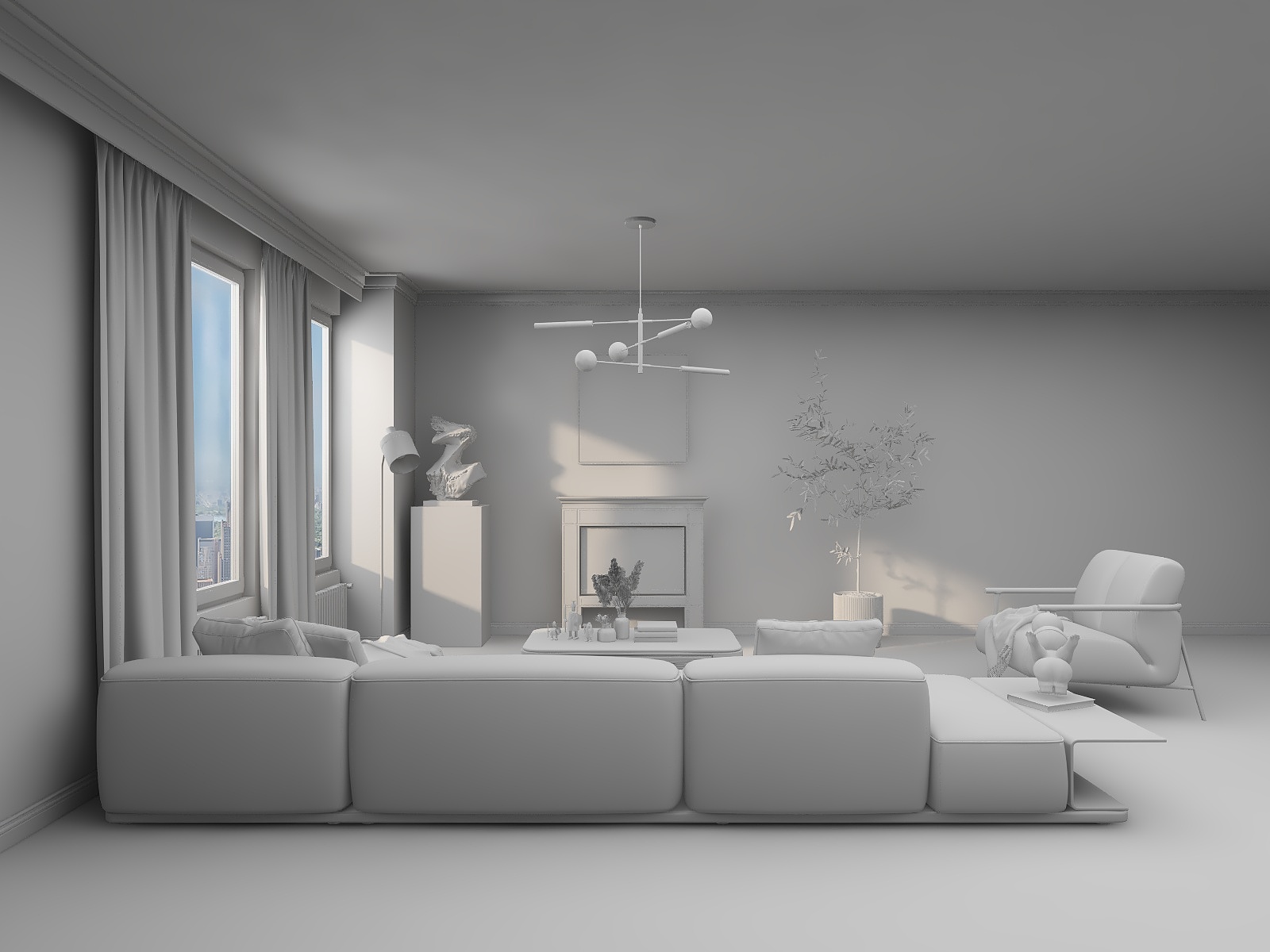 范常灿-概念《白》-装修设计方案