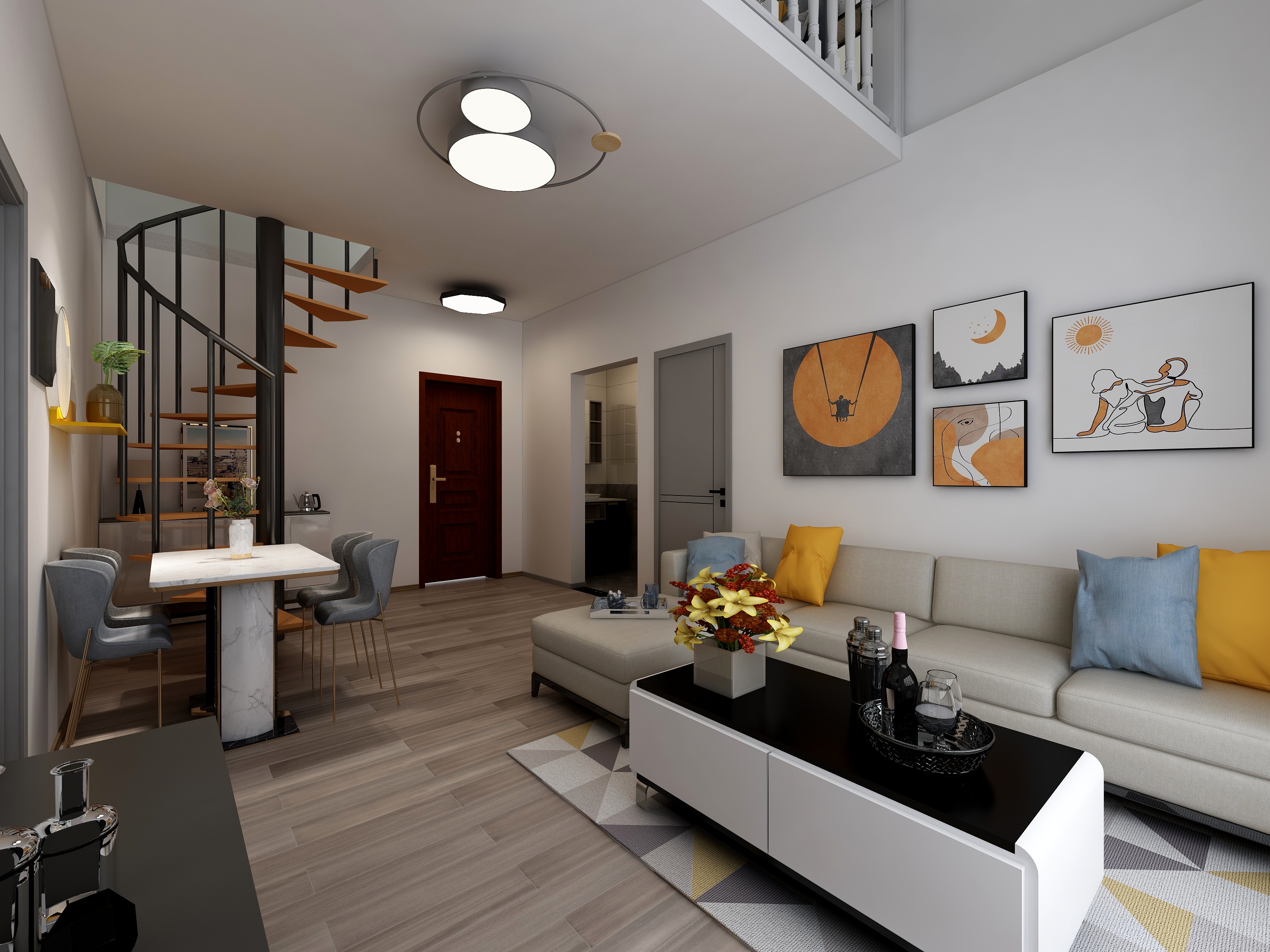 定制设计师赵小五-保利花园60㎡装修效果图