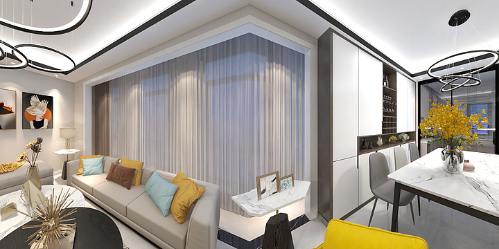 Leafage_Chenxiao-瑞和园89.50㎡B户型3室2厅1卫-装修设计方案