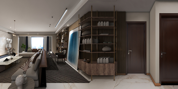 Ming丶X设计-泸溪丶现代雅居-装修设计方案