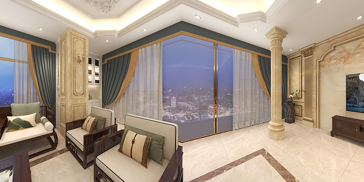 中山店-叶梽衡-凤凰城程总-装修设计方案