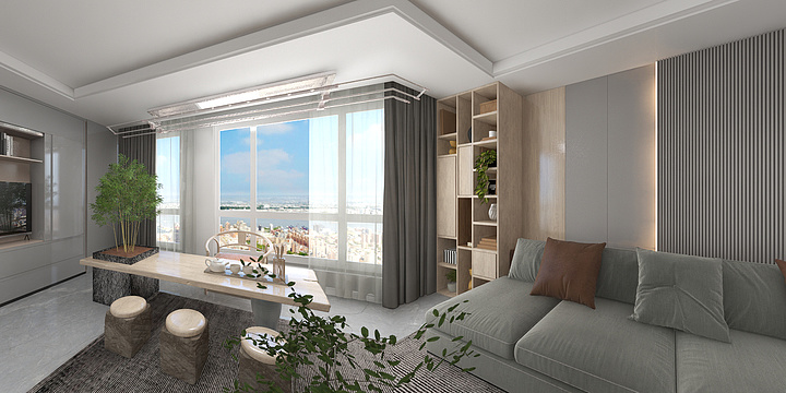 幸好mm-阳光公寓办公室-装修设计方案