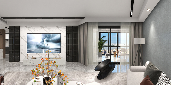 室内设计师_Carrie-万科春申-雅致极简-装修设计方案