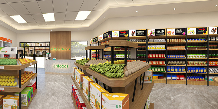 室内设计233456-超市-装修设计方案